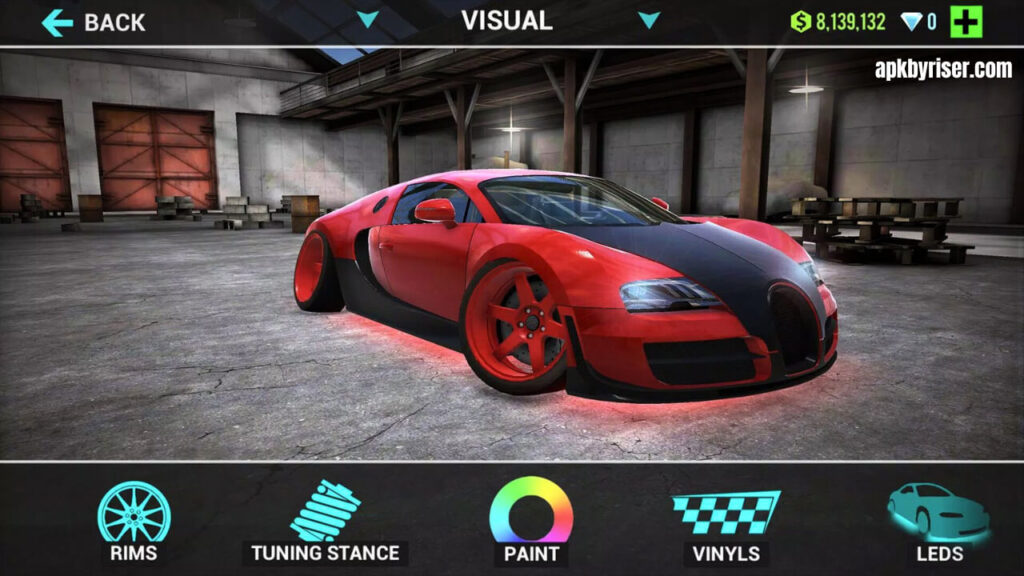 Unlimited Free Customizations in Ultimate Car Driving Simulator MOD APK 
