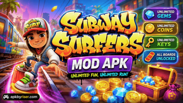 Subway Surfers MOD APK Unlimited Coins, Key Free Download