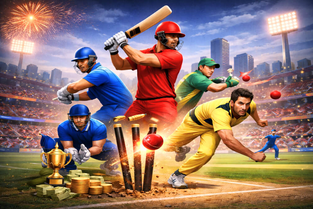 Cricket Show under Stadium Lights - Dream Cricket Mod