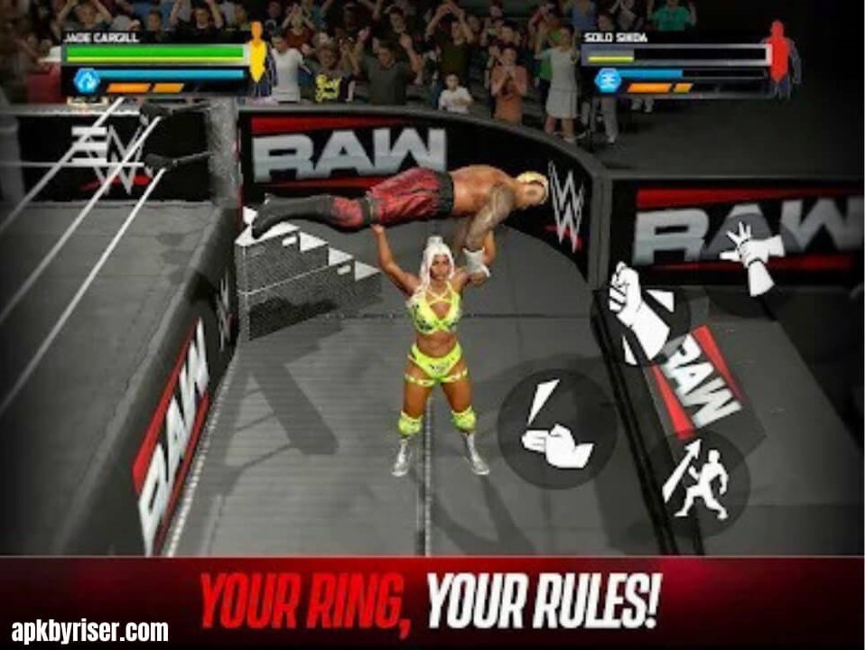 Fight with choice in ring - WWE 2K25 Netflix Edition Mod (Unlocked)