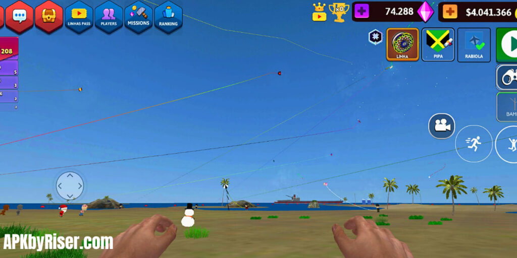 Flying Kite Challenge CS Diamanite Pipas