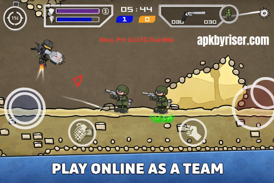 Mini Militia Mod APK - Multiplayer Gameplay