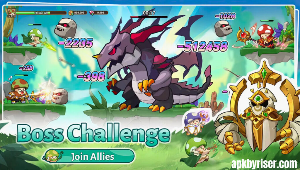 Boss Challenging Fights Boss Challenging Fights - Legend of Mushroom