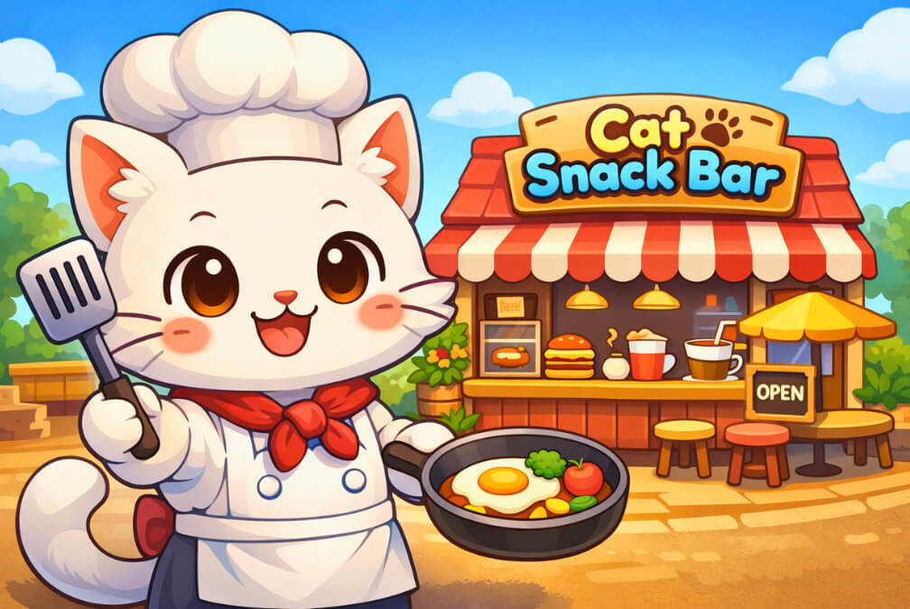 Cat Snack Bar MOD APK (Unlimited Money & Gems)