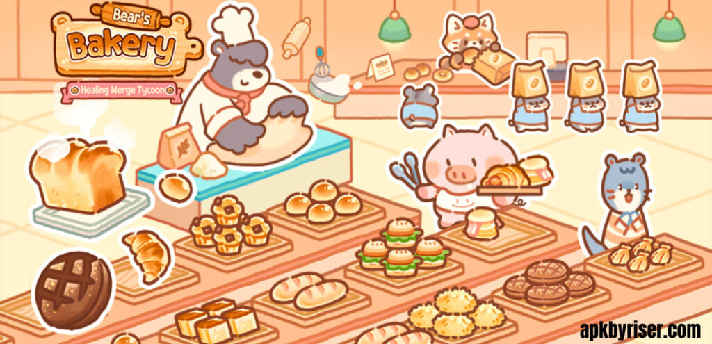 Waiter Bears working in Bear Bakery APK Employee Bears working in Bear Bakery APK