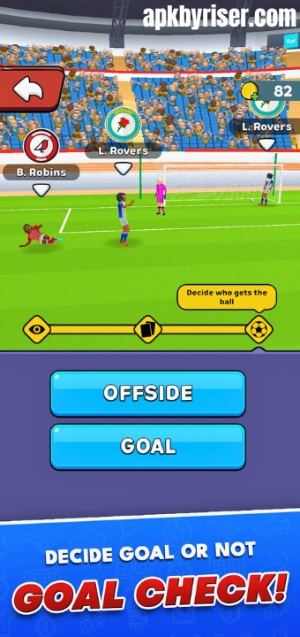 Offside or Goal Checking in Football Referee Sim Offline