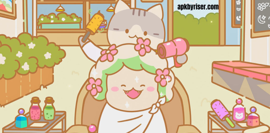 Loveable Customer Cat get service in Cat Spa APK Customer's Cat get saloon special service in Cat Spa APK