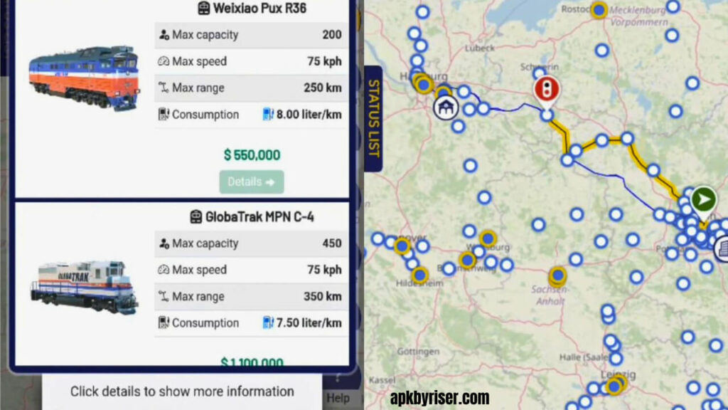 Trains Details Chart - Train Manager MOD APK (Premium)