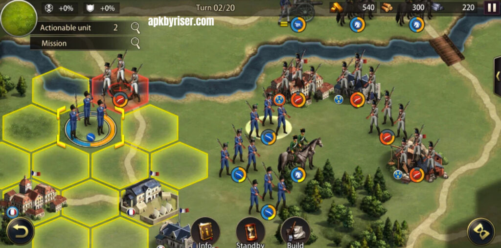 War between two armies -Grand War 2 MOD APK