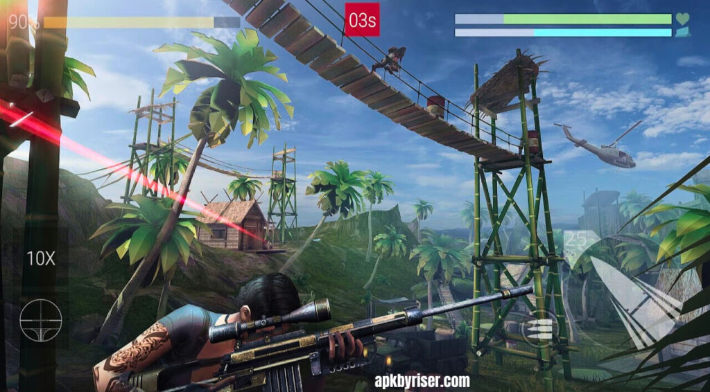 Jungle Shooting Matches in Cover fire Unlocked Version