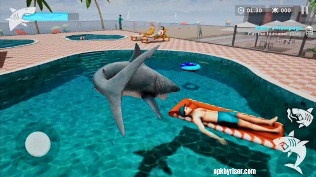 Shark attacks on human - Shark Ravage MOD APK Premium