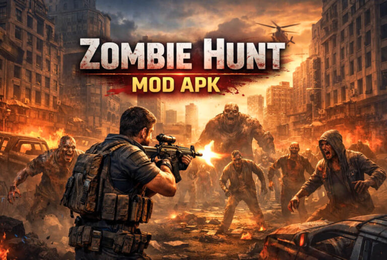 Download Free Zombie Hunt MOD APK Apocalyptic Games - apkbyriser.com