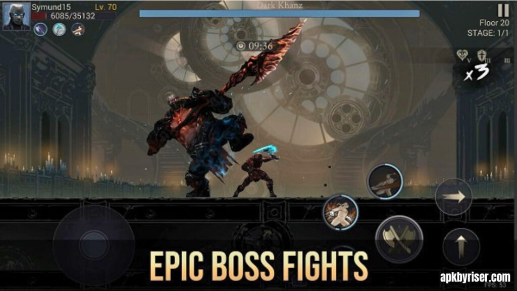 Face intense final boss - Shadow Hunter Unlocked Android