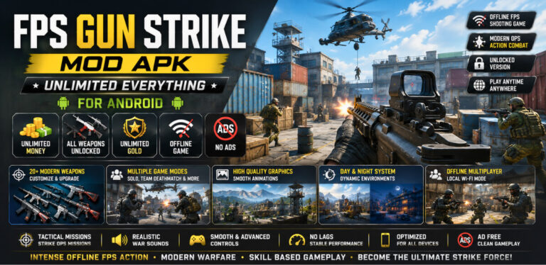 FPS Gun Strike MOD APK Unlimited Everything Offline