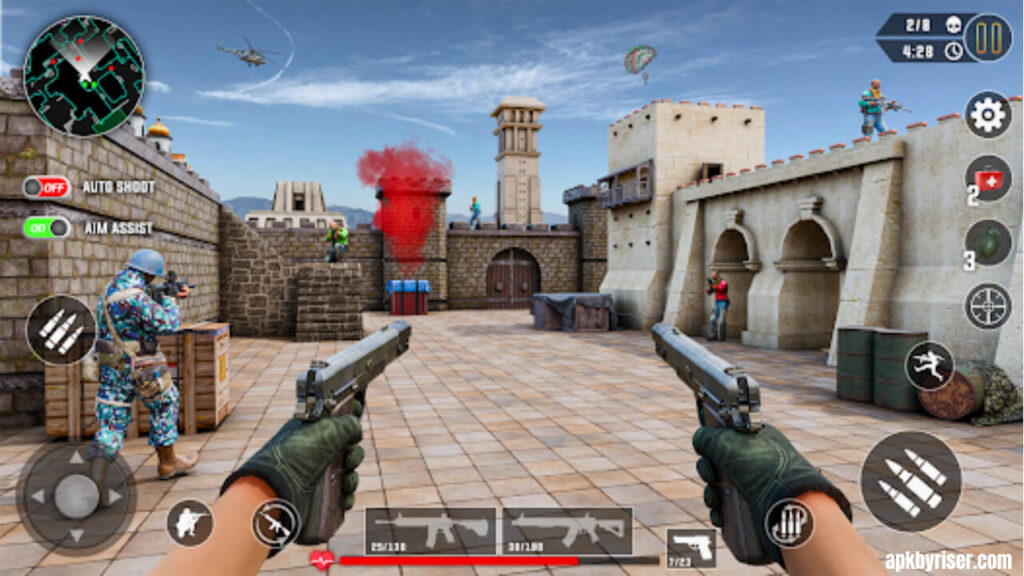 Offline FPS Gun Multiplayer Strike Missions