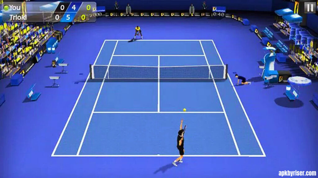 Realistic Tennis Clash 3D MOD APK PvP Gameplay