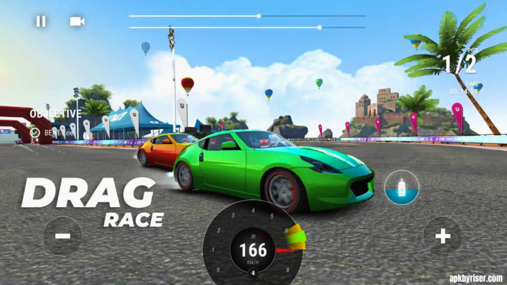 Drag Races of Race Max Pro Drag Races Scene in Race Max Pro APK