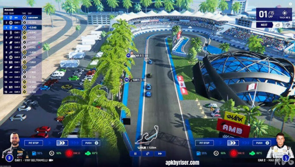 GT Manager MOD APK Global Races Gameplay