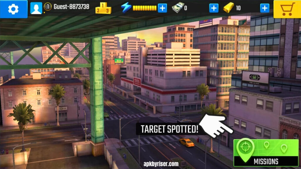 Pure Sniper Premium Weapons Gameplay Pure Sniper MOD APK - Aiming at Enemy with Sniper Rifle
