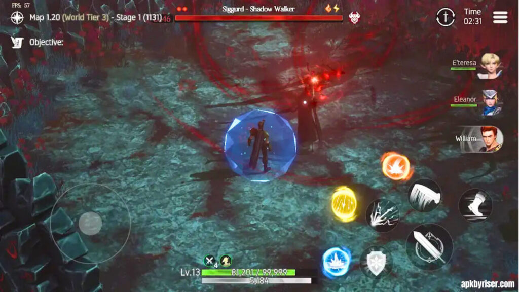Gameplay of Avalar Shadow War MOD Fantasy role playing gameplay of Avalr Shadow War MOD APK Free Android Version