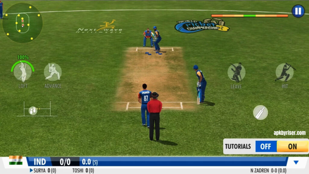 WCC3 MOD APK latest version with realistic cricket gameplay