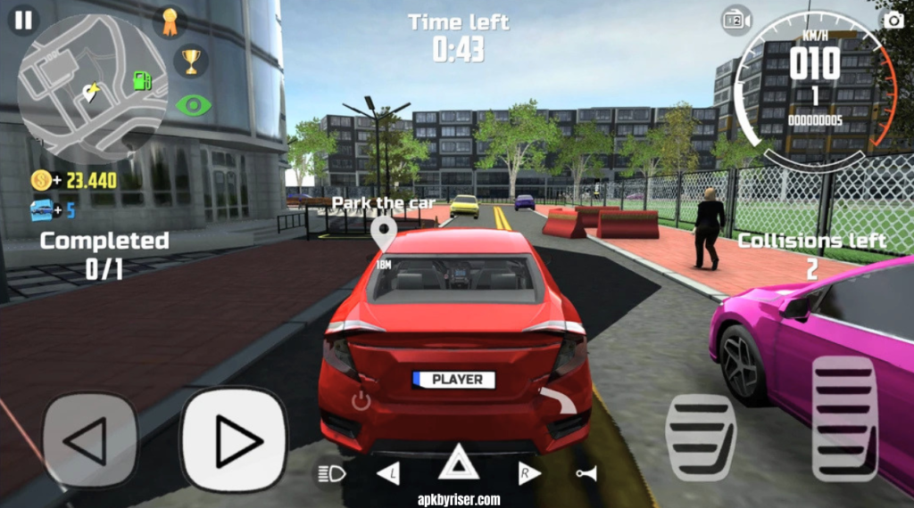 Car Simulator Driving Driving Civic in Car Simulator 2 MOD (Unlocked Money)