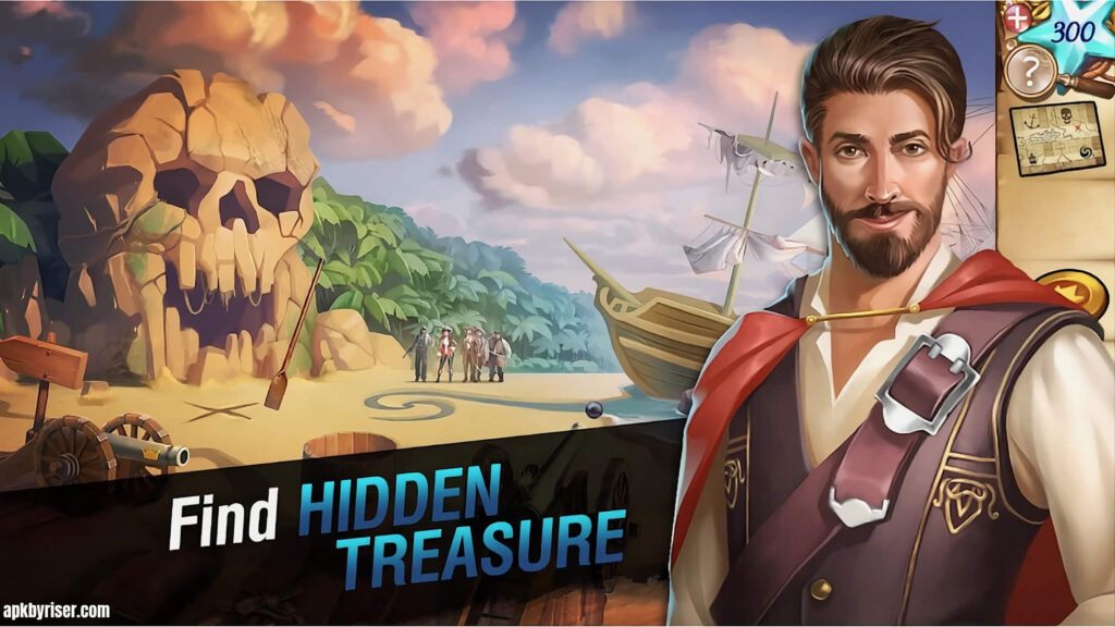 Search located hidden treasure in Adventure Escape Mysteries Unlocked HintsAPK