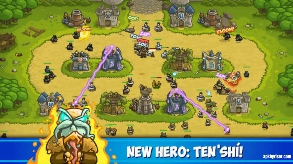Heroes Alliances in Kingdom Rush Tower Empire Defense against Enemies - Kingdom Rush: Tower Defense Td