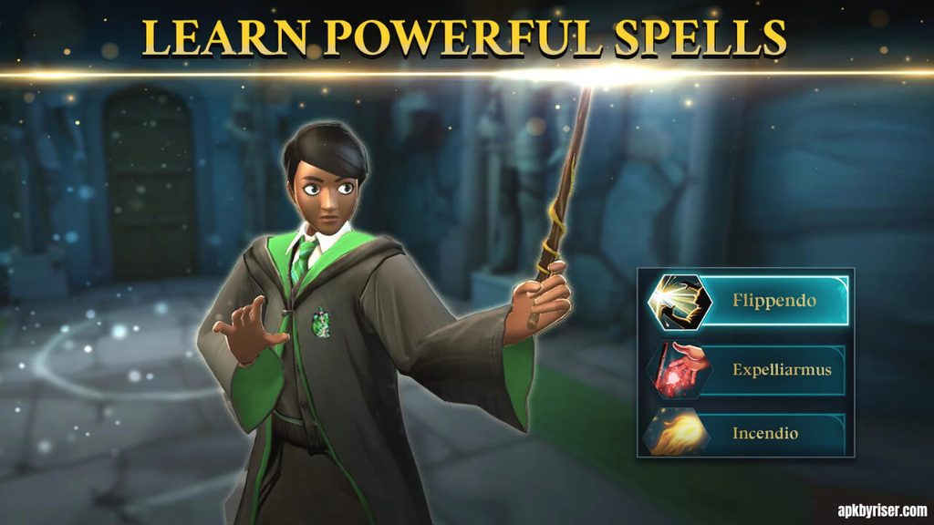 Learn Spell Art in Harry Potters Hogwarts Mystery MOD APK
