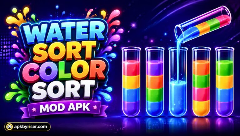 Water Sort Color Sort MOD APK (Unlocked, No Ads)