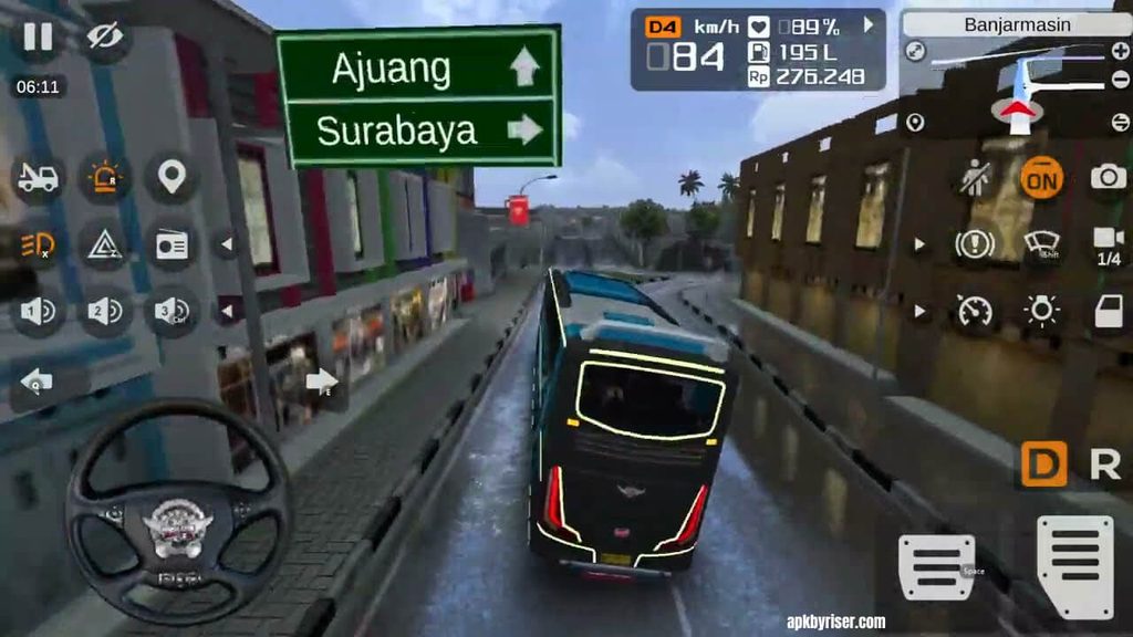 Bus Simulator Indonesia Gameplay on Indonesian Roads
