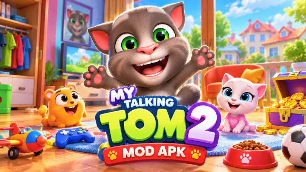My Talking Tom 2 MOD APK - Download Free Virtual Pet Game