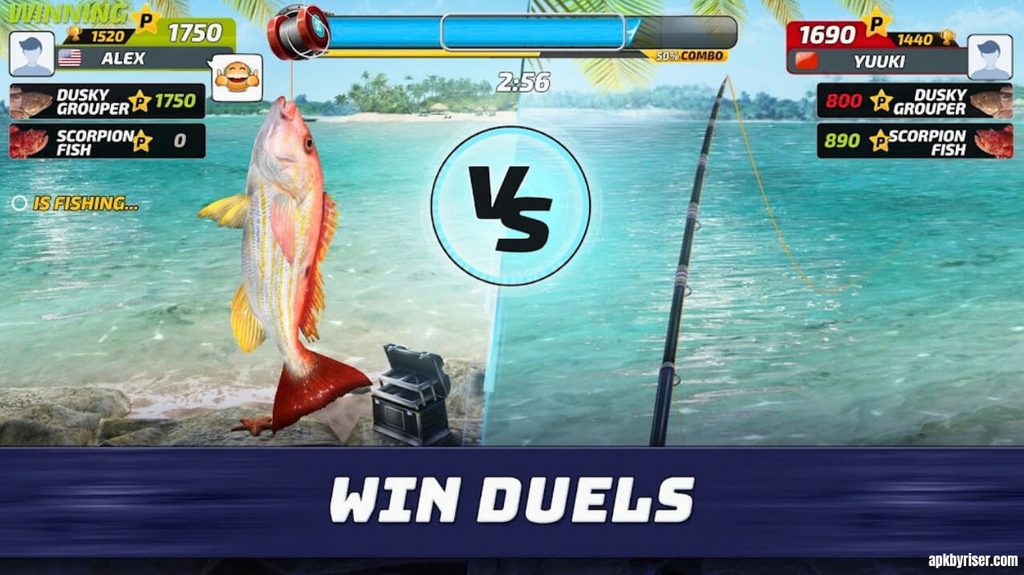 Fish catching APK - PvP Modes