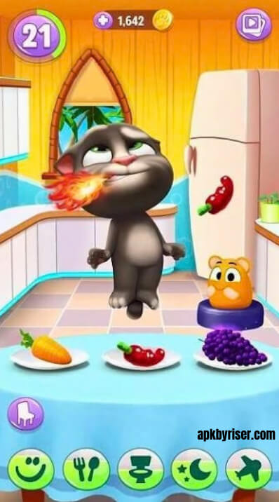 My Talking Tom 2 APK - Eating Spicing Food